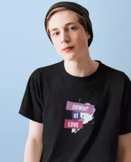 T-shirt homme personnalisé - Musique - "POWER OF... Céline"