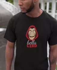T-shirt homme personnalisé - Série - "Bella ciao"