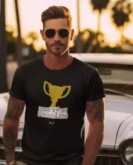 T-shirt homme personnalisé - F1 - "See ya at finish line"