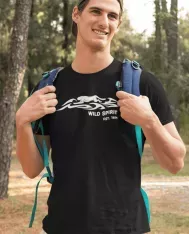 T-shirt homme personnalisé - Vintage - "Wild spirit - EST. ..."