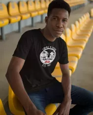 T-shirt homme personnalisé - Race & Drift - "SMOKE AND SPEED"