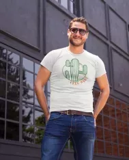 T-shirt homme personnalisé - Humour - "Free hugs qui piquent"