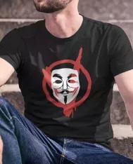 T-shirt homme personnalisé - Personnages - "V masqué"