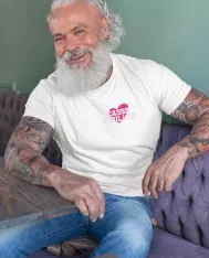 T-shirt homme 100% coton bio - Humour - "Casse couilles" Rose