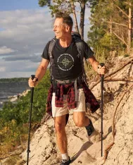 T-shirt homme personnalisé - Van - "Adventure is calling"