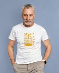 T-shirt homme personnalisé - Famille - "Aimer c'est laisser s'envoler"