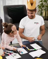 T-shirt homme 100% coton bio - Cadeau - "Père-fect"