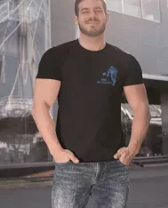 T-shirt homme personnalisé - Sport - "Prêt au contact"