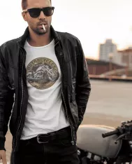 T-shirt homme personnalisé - Vintage - "Vintage Motorcycles"