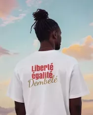 T-shirt homme personnalisé - Football - "Liberté, égalité..."