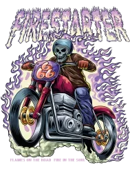 T-shirt femme personnalisé - Moto - "Firestarter"
