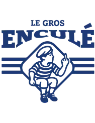 T-shirt femme 100% coton bio - Humour - "Gros enculé"