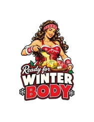 T-shirt femme personnalisé - Évènements - "Ready for Winter body lady"