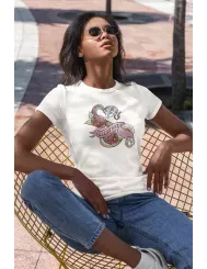 T-shirt femme personnalisé - Old school - "ALCATRAZ"