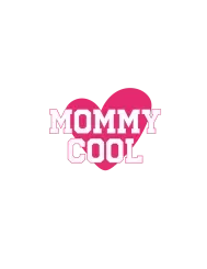 T-shirt femme 100% coton bio - Humour - "Mommy cool" Rose