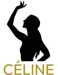 T-shirt femme personnalisé - Musique - "Silhouette Céline"