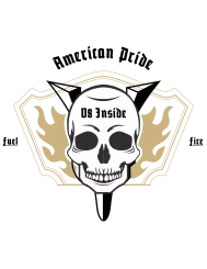 T-shirt femme personnalisé - Muscle car et usa - "American Pride"