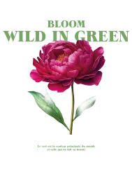 T-shirt femme personnalisé - Nature - "Wild in green"