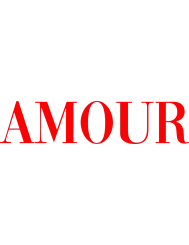 T-shirt femme 100% coton bio - Cadeau - "AMOUR"