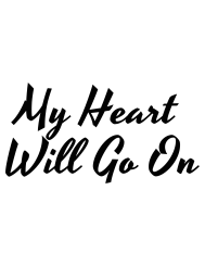 T-shirt femme personnalisé - Musique - Céline Dion "My Heart Will Go On"