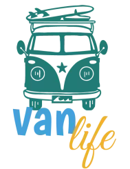 T-shirt femme personnalisé - Van - "Surf et van"