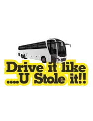 T-shirt femme personnalisé - Humour - "Drive it like u stole it"