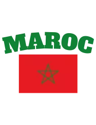 T-shirt femme personnalisé - Football - "Maillot de foot MAROC"