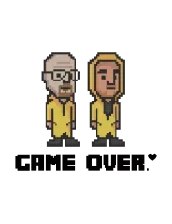 T-shirt femme personnalisé - Films et séries - "Game over"