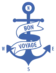 T-shirt femme personnalisé - Villes et voyages - "Bon voyage"