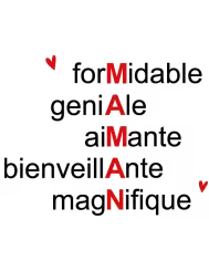 T-shirt femme personnalisé - Maman - "Maman Formidable"