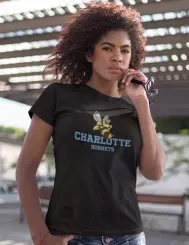T-shirt femme personnalisé - Sport - "Charlotte hornets"