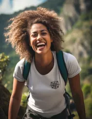 T-shirt femme personnalisé - Van - "Boussole"