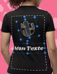 T-shirt femme personnalisé dos