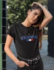 T-shirt femme personnalisé - Football - "Maillot de foot FRANCE"
