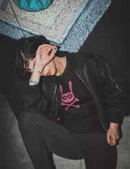 T-shirt femme personnalisé - Vintage - "Dead rabbit"