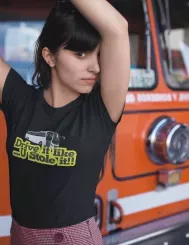 T-shirt femme personnalisé - Humour - "Drive it like u stole it"