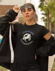 T-shirt femme personnalisé - J'peux pas - "J'peux pas j'ai équitation"