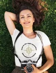 T-shirt femme personnalisé - Van - "Adventure is calling"