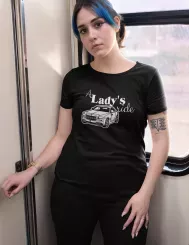 T-shirt femme personnalisé - Supercars & Exotiques - "A Lady's ride"