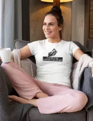 T-shirt femme personnalisé - Citations Humour - "Je ne ronfle pas"