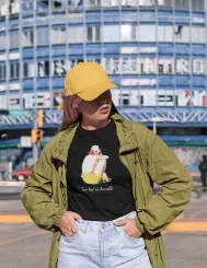 T-shirt femme personnalisé - Vintage - "Too hot to handle"