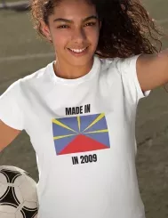 T-shirt femme personnalisé - Villes et voyages - "La Réunion"
