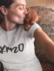 T-shirt femme personnalisé - F1 - "KM20"