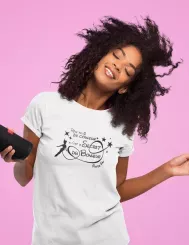 T-shirt femme personnalisé - Citations Films et séries - "Rêve ta vie en couleur"