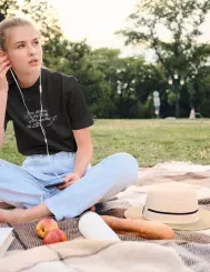 T-shirt femme personnalisé - Musique - "J'irai chercher ton coeur"