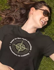 T-shirt femme personnalisé - Van - "Adventure is calling"