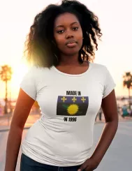 T-shirt femme personnalisé - Villes et voyages - "la Guadeloupe"