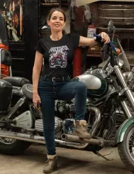 T-shirt femme personnalisé - Moto - "Firestarter"