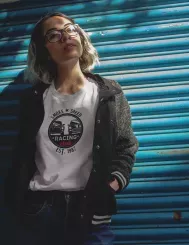 T-shirt femme personnalisé - Race & Drift - "SMOKE AND SPEED"