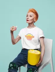 T-shirt femme 100% coton bio - Cadeau - "Je ne suis pas vieille je suis vintage"